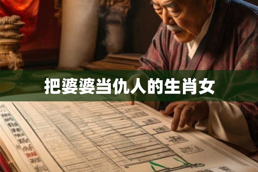 把婆婆当仇人的生肖女