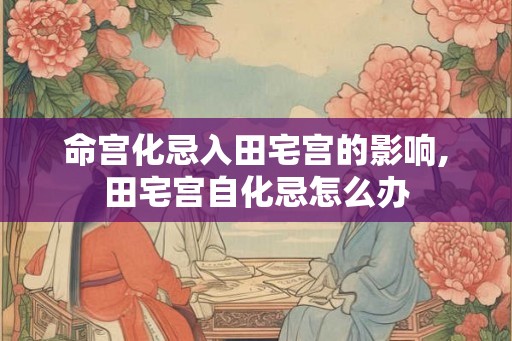 命宫化忌入田宅宫的影响,田宅宫自化忌怎么办