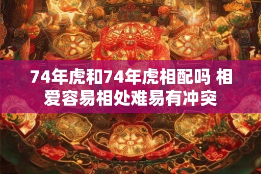 74年虎和74年虎相配吗 相爱容易相处难易有冲突