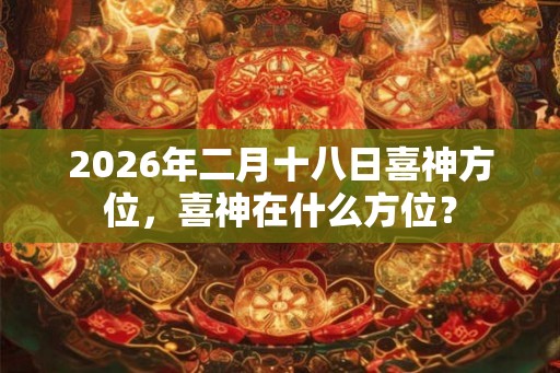 2026年二月十八日喜神方位，喜神在什么方位？