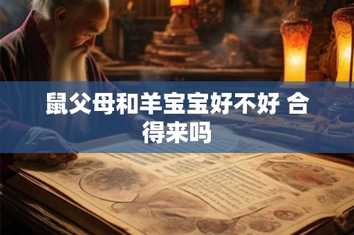 鼠父母和羊宝宝好不好 合得来吗