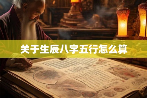 关于生辰八字五行怎么算