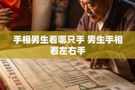手相男生看哪只手 男生手相看左右手