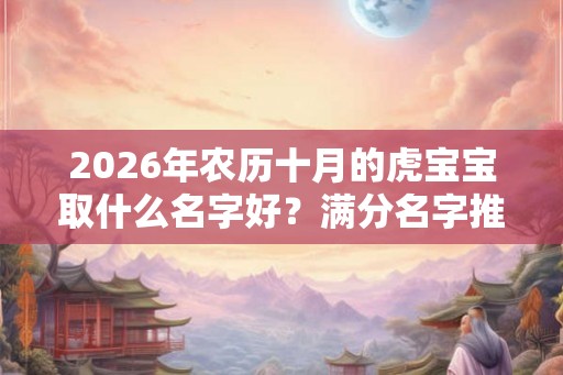2026年农历十月的虎宝宝取什么名字好？满分名字推荐！