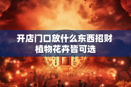 开店门口放什么东西招财 植物花卉皆可选