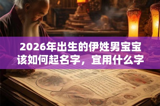 2026年出生的伊姓男宝宝该如何起名字，宜用什么字。