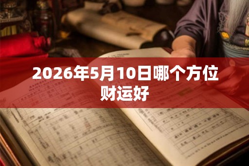 2026年5月10日哪个方位财运好