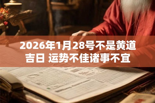 2026年1月28号不是黄道吉日 运势不佳诸事不宜