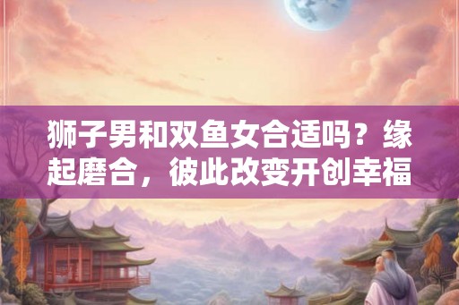 狮子男和双鱼女合适吗?缘起磨合,彼此改变开创幸福 狮子男和双鱼女合适吗?缘起磨合,彼此改变开创幸福