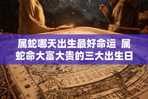 属蛇哪天出生最好命运  属蛇命大富大贵的三大出生日