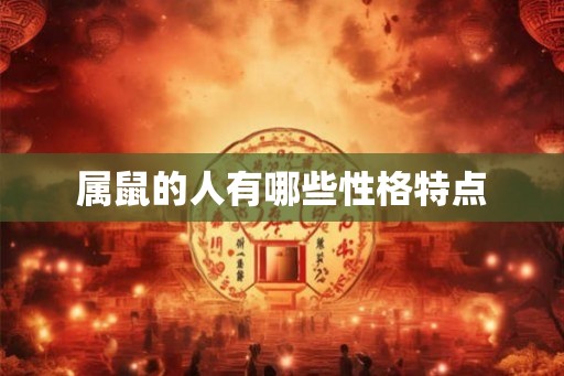 属鼠的人有哪些性格特点