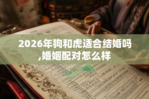 2026年狗和虎适合结婚吗,婚姻配对怎么样