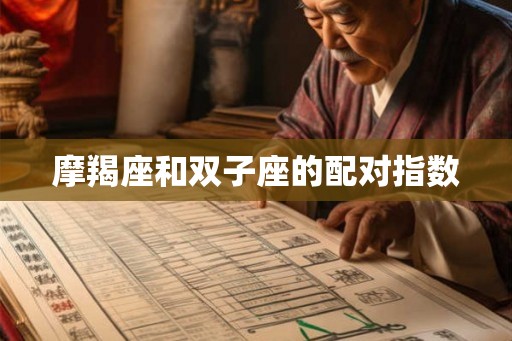 摩羯座和双子座的配对指数