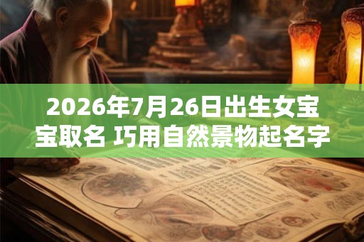 2026年7月26日出生女宝宝取名 巧用自然景物起名字