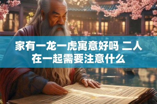 家有一龙一虎寓意好吗 二人在一起需要注意什么