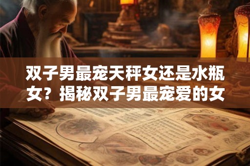 双子男最宠天秤女还是水瓶女？揭秘双子男最宠爱的女是谁！
