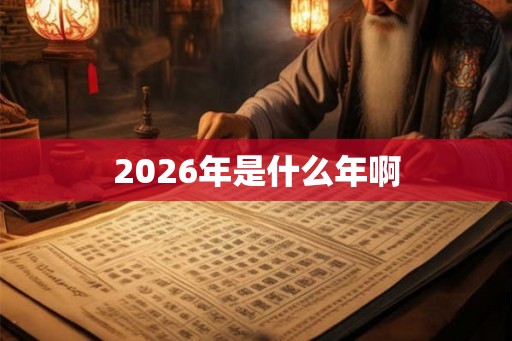 2026年是什么年啊