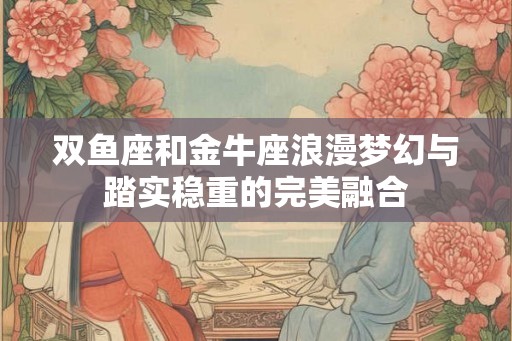 双鱼座和金牛座浪漫梦幻与踏实稳重的完美融合