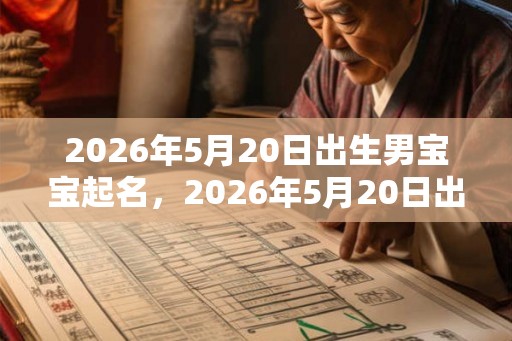 2026年5月20日出生男宝宝起名，2026年5月20日出生命好吗？