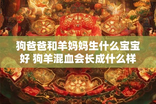 狗爸爸和羊妈妈生什么宝宝好 狗羊混血会长成什么样