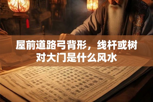 屋前道路弓背形,线杆或树对大门是什么风水 屋前道路弓背形,线杆或树对大门是什么风水