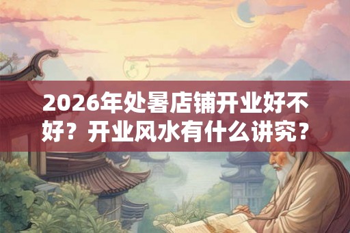 2026年处暑店铺开业好不好？开业风水有什么讲究？