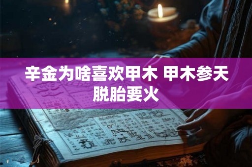 辛金为啥喜欢甲木 甲木参天脱胎要火