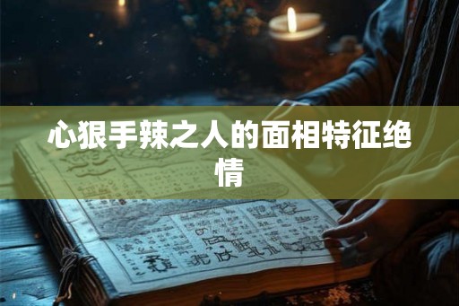 心狠手辣之人的面相特征绝情