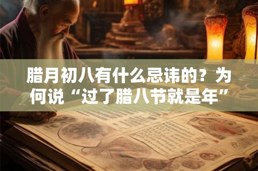 腊月初八有什么忌讳的？为何说“过了腊八节就是年”？