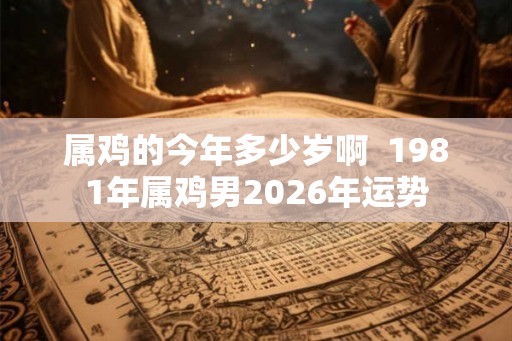 属鸡的今年多少岁啊  1981年属鸡男2026年运势