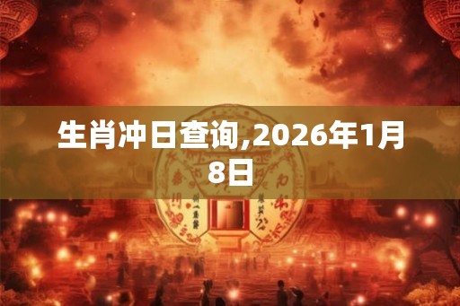 生肖冲日查询,2026年1月8日 生肖冲日查询,2026年1月8日