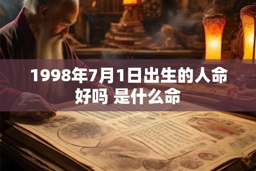 1998年7月1日出生的人命好吗 是什么命