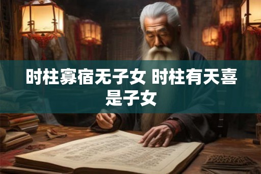 时柱寡宿无子女 时柱有天喜是子女