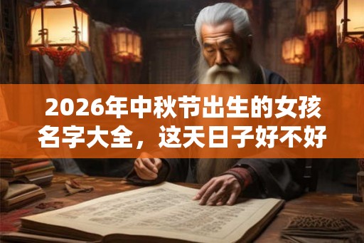 2026年中秋节出生的女孩名字大全，这天日子好不好？