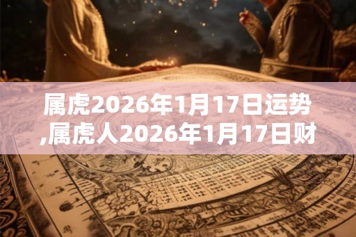 属虎2026年1月17日运势,属虎人2026年1月17日财运,生肖虎2026年1月17日运势