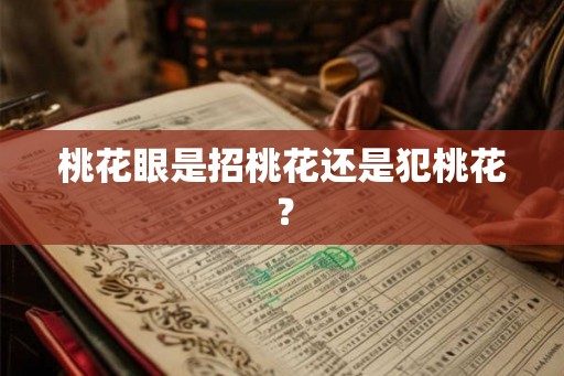 桃花眼是招桃花还是犯桃花？