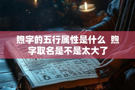 煦字的五行属性是什么  煦字取名是不是太大了