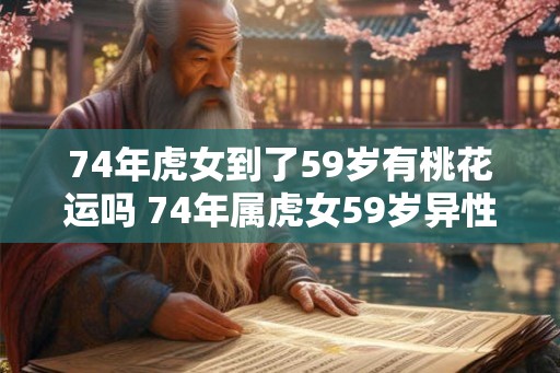 74年虎女到了59岁有桃花运吗 74年属虎女59岁异性缘怎么样