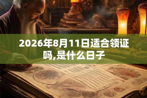 2026年8月11日适合领证吗,是什么日子