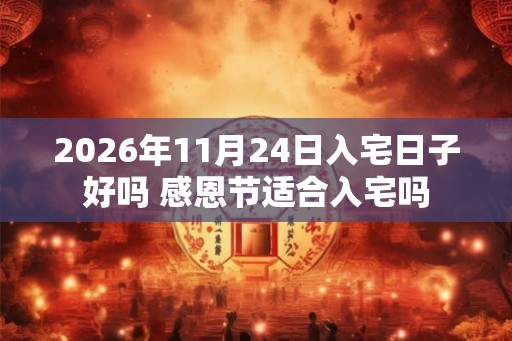 2026年11月24日入宅日子好吗 感恩节适合入宅吗