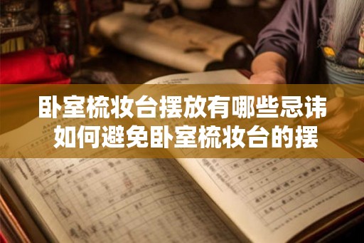 卧室梳妆台摆放有哪些忌讳 如何避免卧室梳妆台的摆放忌讳