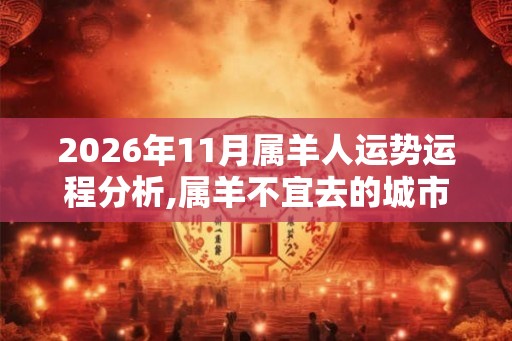 2026年11月属羊人运势运程分析,属羊不宜去的城市 2026年11月属羊人运势运程分析,属羊不宜去的城市