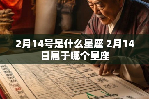 2月14号是什么星座 2月14日属于哪个星座
