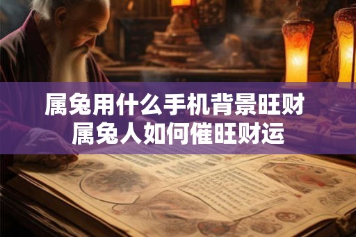 属兔用什么手机背景旺财 属兔人如何催旺财运 属兔用什么手机背景旺财 属兔人如何催旺财运