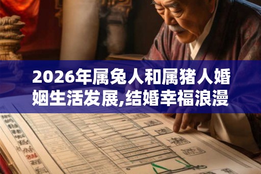 2026年属兔人和属猪人婚姻生活发展,结婚幸福浪漫