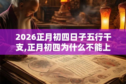 2026正月初四日子五行干支,正月初四为什么不能上坟