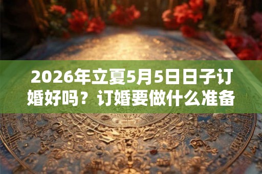 2026年立夏5月5日日子订婚好吗？订婚要做什么准备？