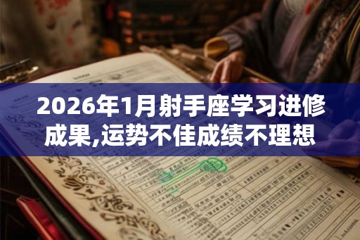 2026年1月射手座学习进修成果,运势不佳成绩不理想