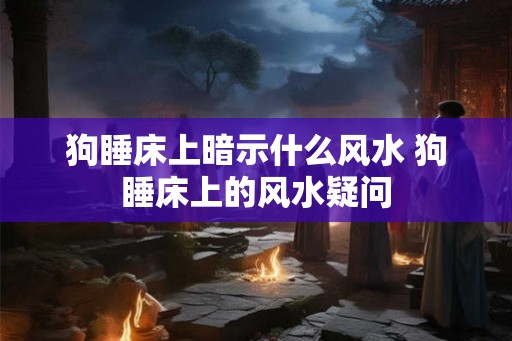狗睡床上暗示什么风水 狗睡床上的风水疑问