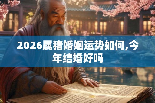 2026属猪婚姻运势如何,今年结婚好吗